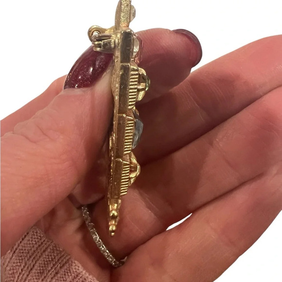 Vintage Marcy Feld Brooch – Mid-Century Modern with Art Deco Influences - Picture 4 of 4